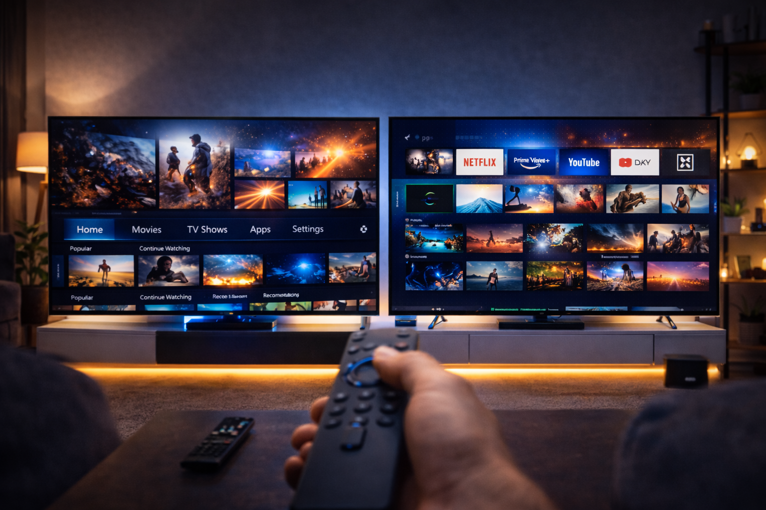 webos vs android tv iptv